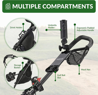 *Pick Up Only* Refurbished Caddytek CaddyLite 11.5 V3 3 Wheels push cart