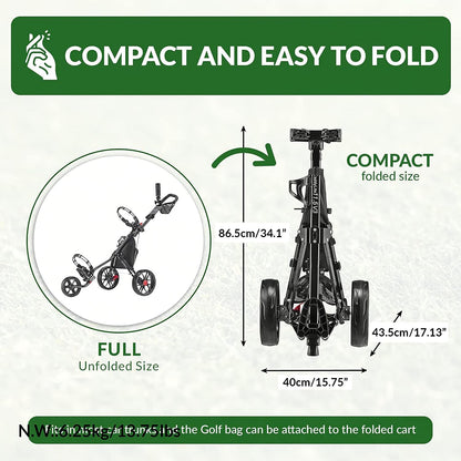 *Pick Up Only* Refurbished Caddytek CaddyLite 11.5 V3 3 Wheels push cart