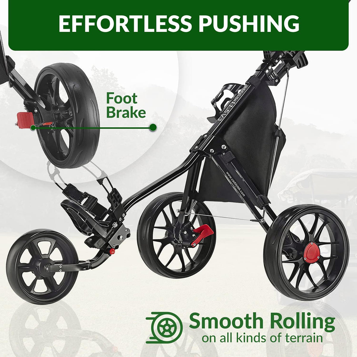 *Pick Up Only* Refurbished Caddytek CaddyLite 11.5 V3 3 Wheels push cart
