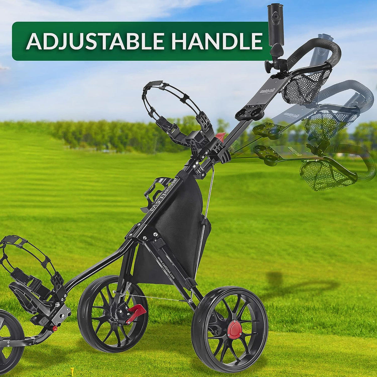 *Pick Up Only* Refurbished Caddytek CaddyLite 11.5 V3 3 Wheels push cart