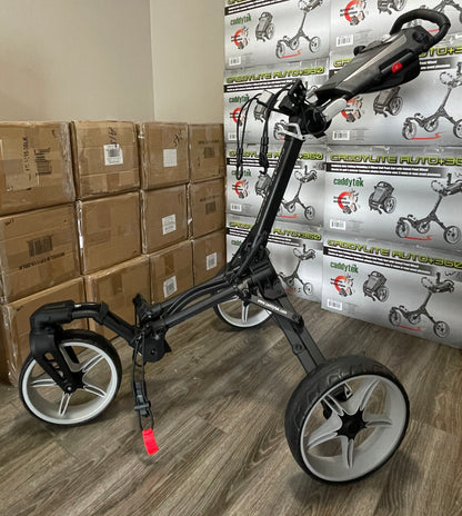 Refurbished Caddytek 3 Whee Auto 360 with Swivel Front Wheel**Cup and umbrella holder Not included**